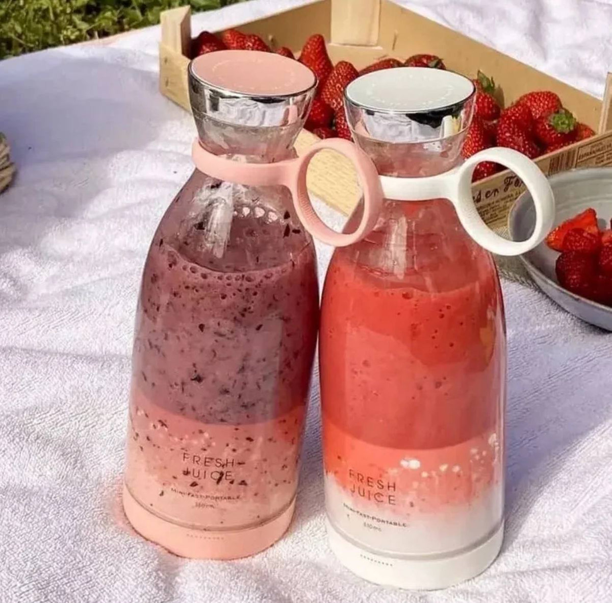 Fresh Fruits Mixer Smoothie Bottle