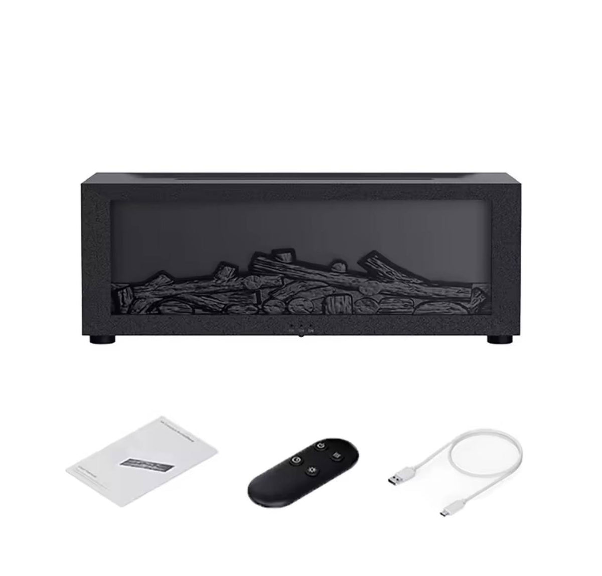 Flame Effect Aromatherapy Diffuser with LED Light