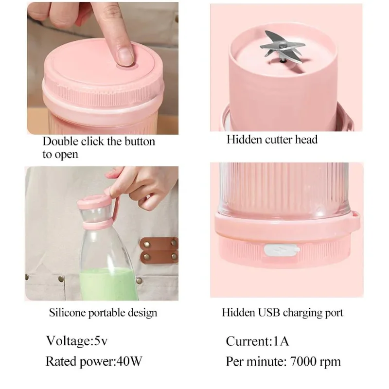 Fresh Fruits Mixer Smoothie Bottle