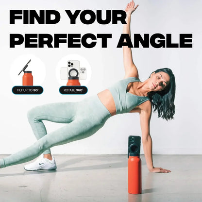 Sports Water Bottle With Magnetic Phone Holder